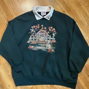 Grannycore VTG Morning Sun Sweatshirt Sz 2XL